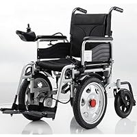 Amazon | 大人用電動車椅子電動折りたたみ式軽量デラックスアルミ